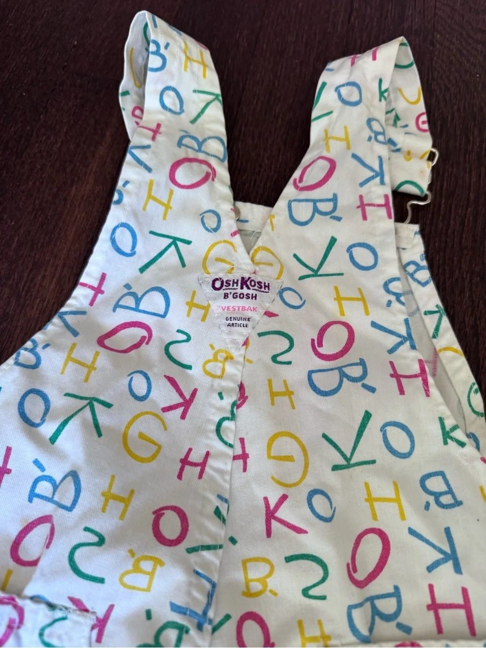 Vintage OshKosh ABC Overalls